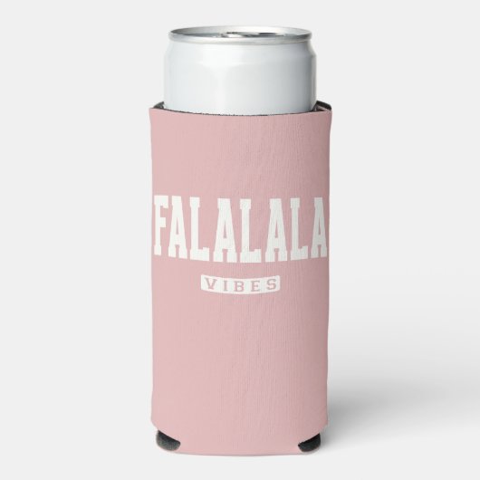 FALALALA VIBES Urlaub Selters Dosenkühler (Seltzer Vorderseite)