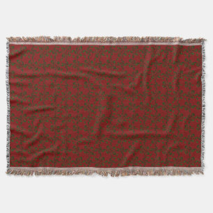 Falalala Weihnachtsmuster Throw Blanket Decke