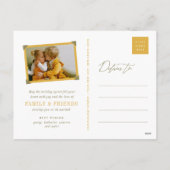 Falalalala einfache feiertagspostkarte (Rückseite)