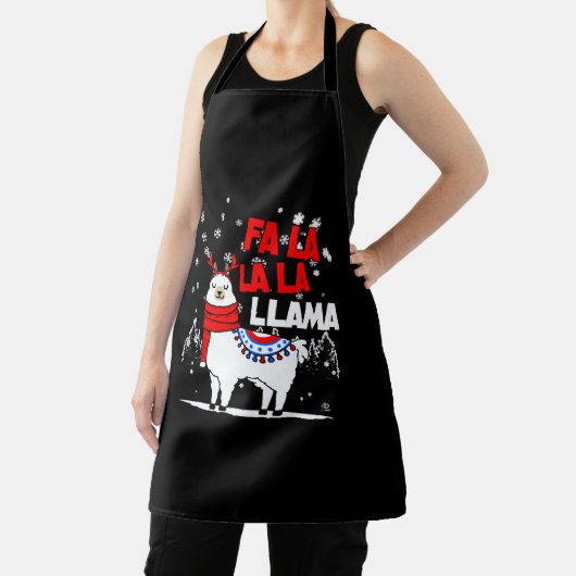 Falalalala Llama Weihnachtsgeschenk Schürze (InSitu)