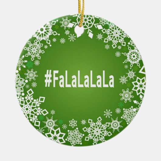 #FaLaLaLaLa Verzierung Keramikornament (Vorne)