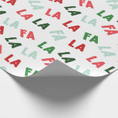 FaLaLaLaWeihnachten Geschenkpapier (Ecke)
