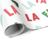 FaLaLaLaWeihnachten Geschenkpapier (Rolleneckpunkt)