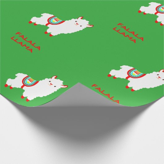 FaLaLlama-Muster Geschenkpapier (Ecke)