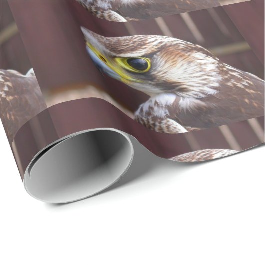 Falco biarmicus geschenkpapier (Rolleneckpunkt)