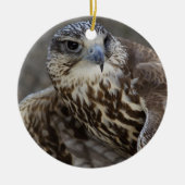 Falco cherrug keramik ornament (Vorne)