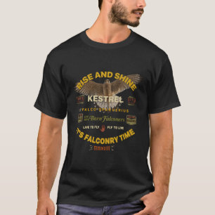 Falco Sparverius Design for American Kestrel F T-Shirt