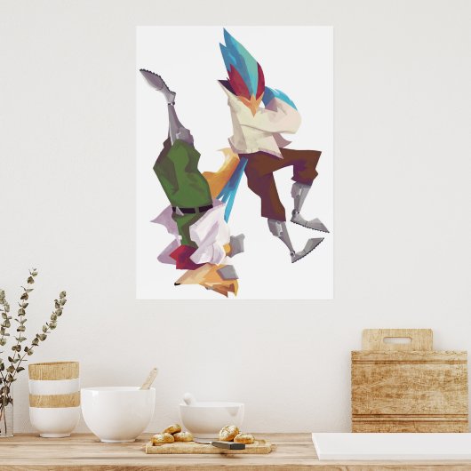 Falco und Fox Poster (Küche)