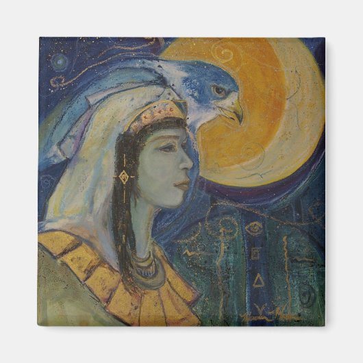 Falcoln Moon Goddess Magnet (Vorne)