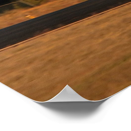 Falcon 50 Touchdown Poster (Ecke)