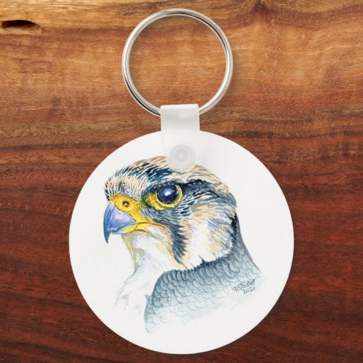 Falcon 5,7 cm Basistastenring Schlüsselanhänger (Vorderseite)