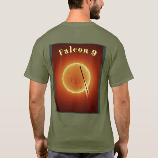 Falcon 9 T-Shirt (Rückseite)