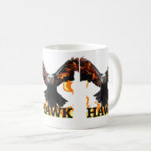 Falcon Art Mug – Bold Wildlife Bird of Prey Design Kaffeetasse (VorderseiteRechts)