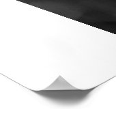 Falcon B/W Print Poster (Ecke)