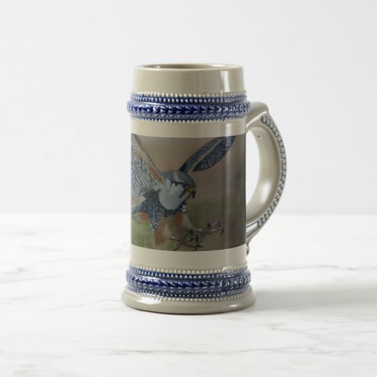 Falcon Beer Stein Bierglas (VorderseiteRechts)
