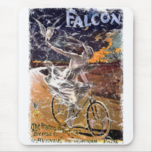 Falcon Bicycle - bekümmert Mousepad