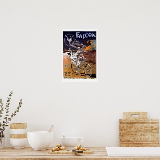 Falcon Bicycle-c1890 Poster (Küche)