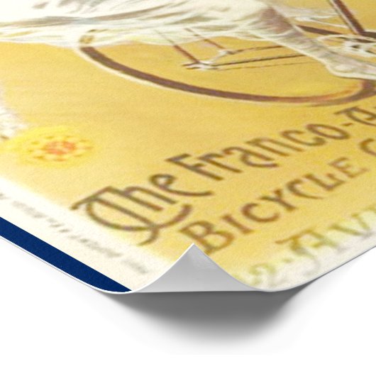 Falcon Bicycle Poster (Ecke)