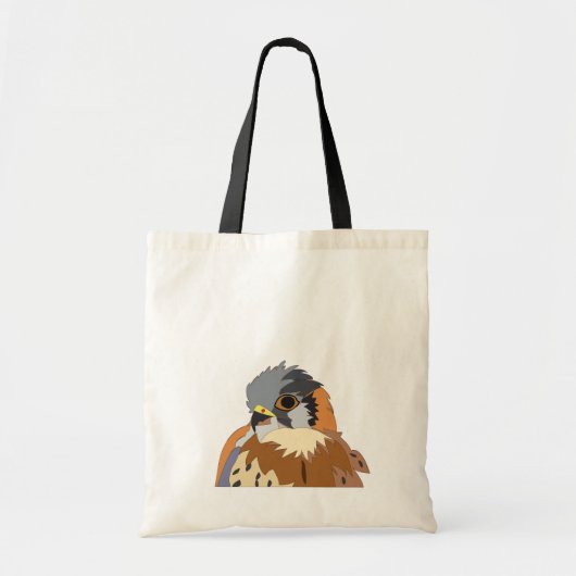 Falcon Bird Illustration Tragetasche (Vorne)