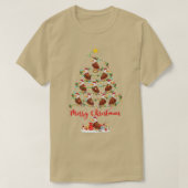 Falcon Bird Lover Xmas Matching Santa Falcon Chris T-Shirt (Design vorne)