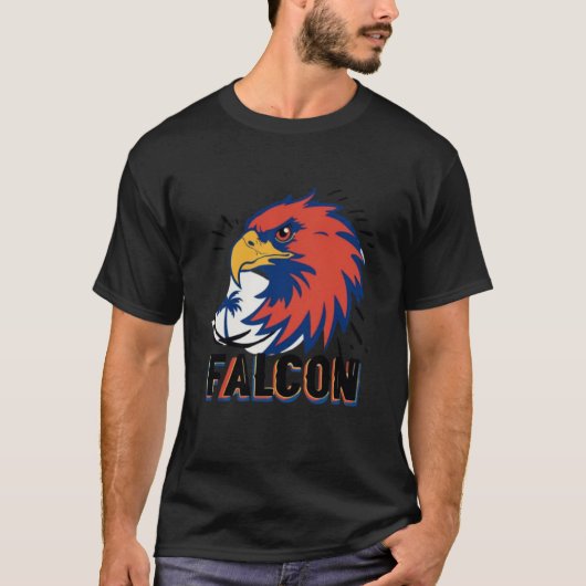 Falcon Bold Head-Logo T-Shirt (Vorderseite)