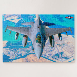 FALCON F-16C-BEKÄMPFUNG (20x30 INCH) Puzzle