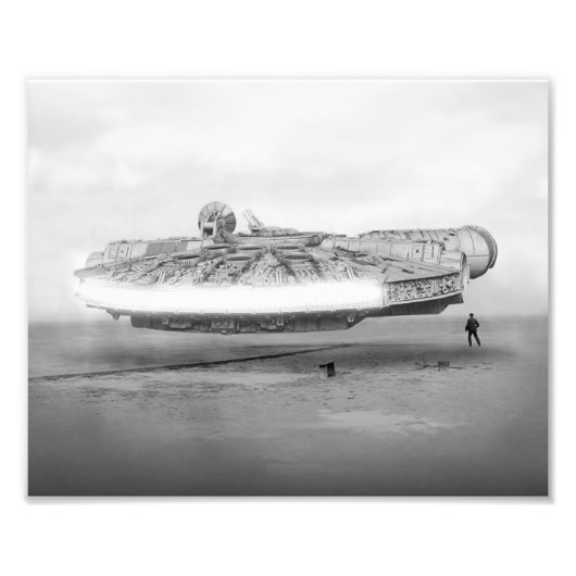 Falcon First Flight Fotodruck (Vorne)