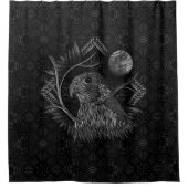 Falcon Full Moon Duschvorhang (Vorderseite)