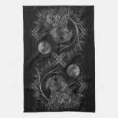 Falcon Full Moon Geschirrtuch (Vertikal)