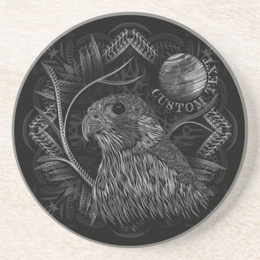 Falcon Full Moon Getränkeuntersetzer (Vorne)