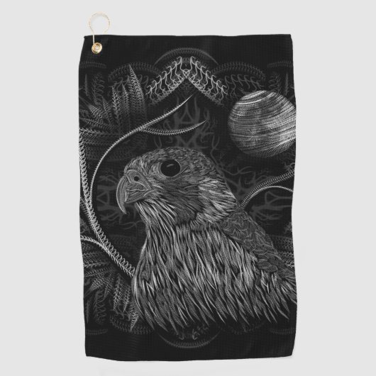 Falcon Full Moon Golfhandtuch (Vorderseite)