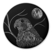 Falcon Full Moon Monogram Black Keramikknauf (Vorderseite)