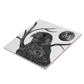 Falcon Full Moon Monogram Fliese (Seite)