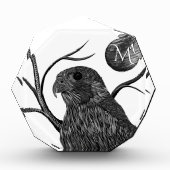 Falcon Full Moon Monogram Fotoblock (Vorderseite)