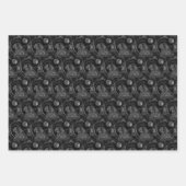 Falcon Full Moon Monogram Geschenkpapier Set (Vorderseite 3)