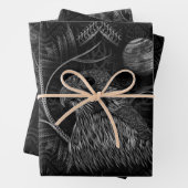 Falcon Full Moon Monogram Geschenkpapier Set (Beispiel)