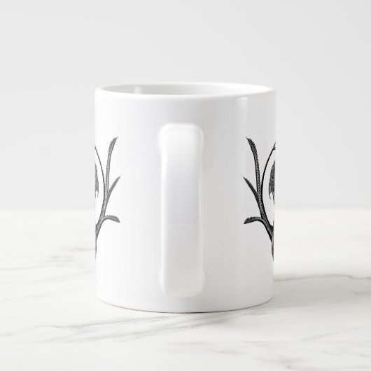 Falcon Full Moon Monogram Jumbo-Tasse (Rückseite)