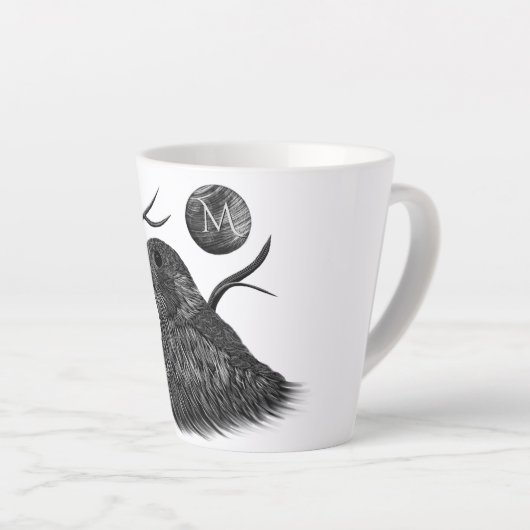 Falcon Full Moon Monogram Milchtasse (Rechte Ecke)