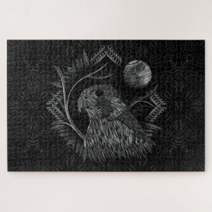Falcon Full Moon Monogram Puzzle