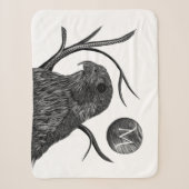 Falcon Full Moon Monogram Sherpadecke (Vorderseite)