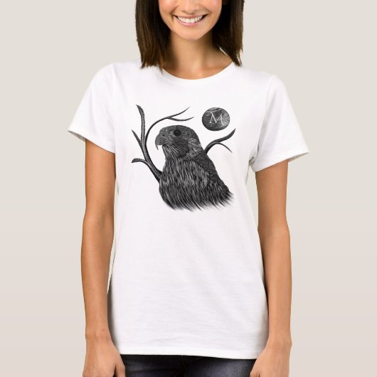 Falcon Full Moon Monogram T-Shirt (Vorderseite)