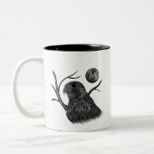 Falcon Full Moon Monogram Zweifarbige Tasse (Links)