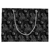 Falcon Full Moon Muster Große Geschenktüte (Rückseite)