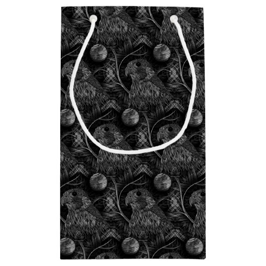 Falcon Full Moon Muster Kleine Geschenktüte (Rückseite)