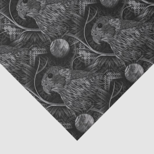 Falcon Full Moon Muster Seidenpapier (Detail)
