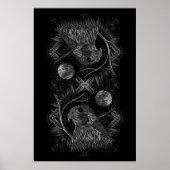 Falcon Full Moon Poster (Vorne)