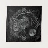 Falcon Full Moon Wandteppich (Vorderseite (Horizontal))