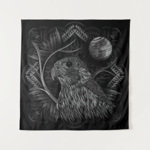 Falcon Full Moon Wandteppich