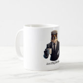 Falcon Geschäftsmann lädt Focus Kaffee Kaffeetasse (Vorderseite Links)