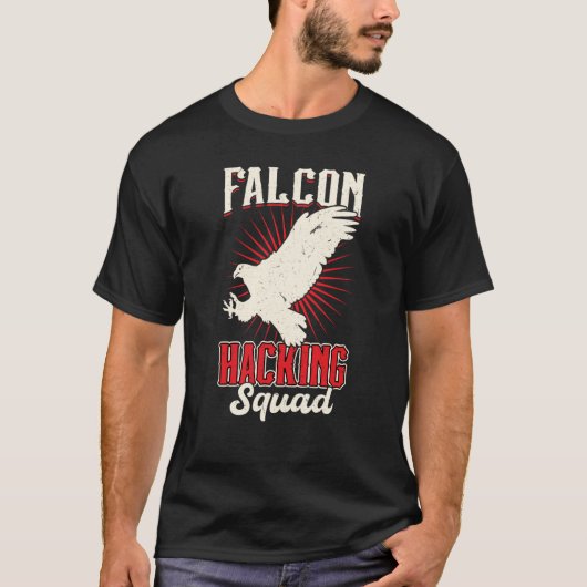 Falcon Hacking Squad Falconry T-Shirt (Vorderseite)